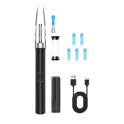 LED Lighted Ear Pick Cleaning Tool Set with Tweezers