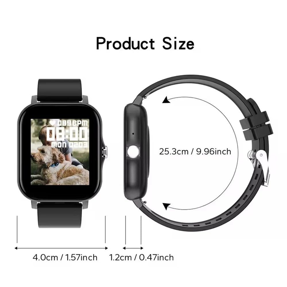 Bluetooth Smart Watch With Call And Health Tracking