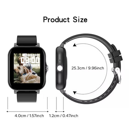 Bluetooth Smart Watch With Call And Health Tracking