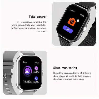 Bluetooth Smart Watch With Call And Health Tracking