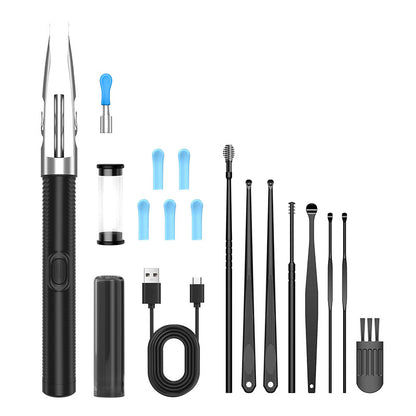 LED Lighted Ear Pick Cleaning Tool Set with Tweezers